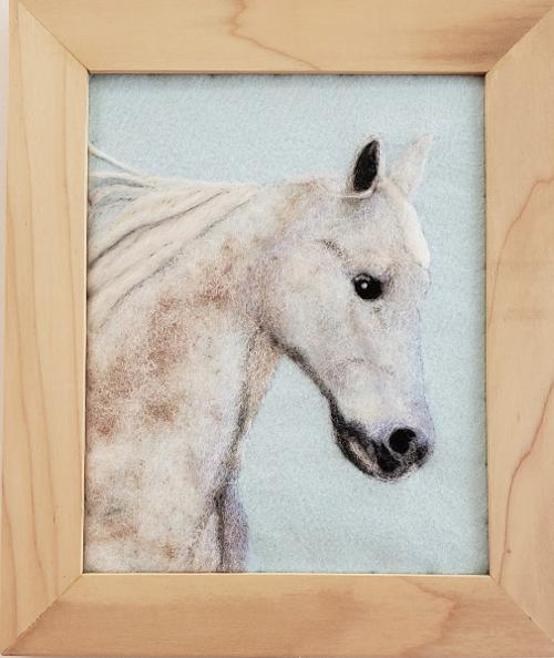 Christine Pellerin Ginny’s Horse (Needle felted wool)