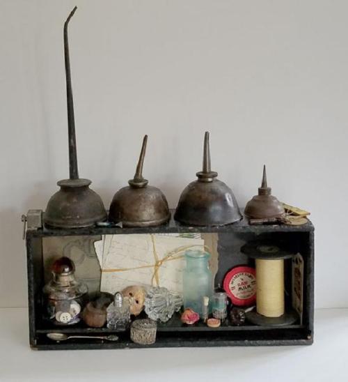 Carol Dunn - Up in the Attic - Assemblage - Culture: French Canadian