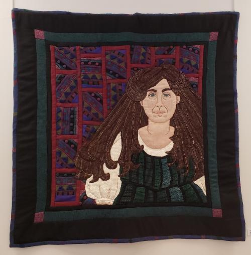 Karen Larsen Self Portrait Quilt