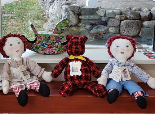 Raggedy Ann & Andy with Bear, L.Foster. Rocking Horse, S.Rosenberg