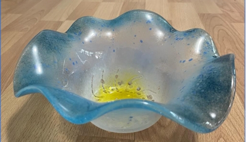 J. Sawyer, Blue Bowl, side view