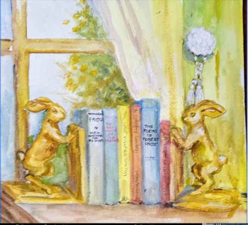 M. Field, Rabbit Bookends