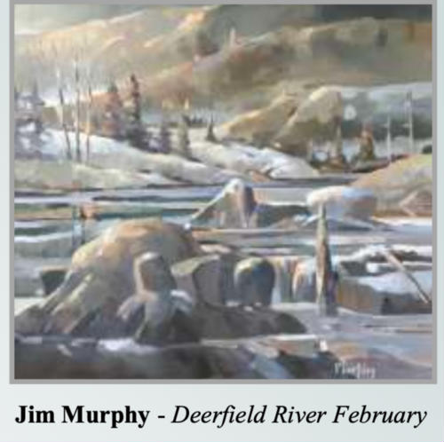 J.Murphy, Deerfield River February, painting
